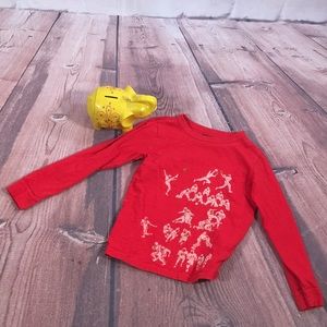 Crewcuts Like Lightening Long Sleeve Football Tee